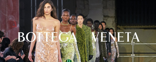 Bottega Veneta Models on runway