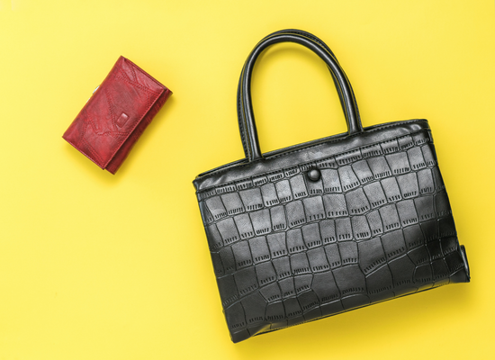 A luxury handbag and wallet
