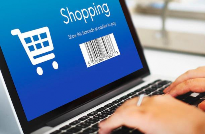 Shopping on computer