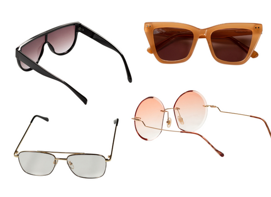 A set of designer sunglasses