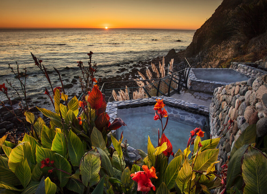 A stunning view from Esalen Institute in California