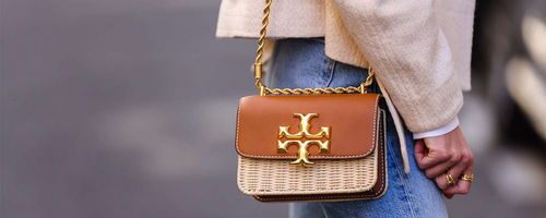 A luxury fashion brands bag from Tory Burch